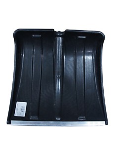 Лопата снеговая пластиковая 380х365  планкой, без черенка СНЕГОВИК (д.черенка 32мм.)