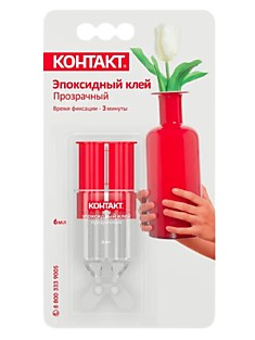 Клей Эпоксидный "КОНТАКТ" Прозрачный 6 мл