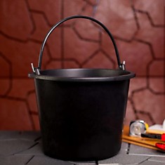 Ведро пл 10л строительное круглое Flexible резинопластик