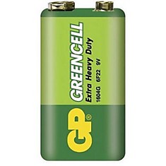 Элемент питания GP 6F22/BL1 Greencell Крона