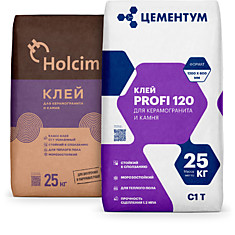 Клей плиточный для керамогранита C1T ЦЕМЕНТУМ 25кг /56/